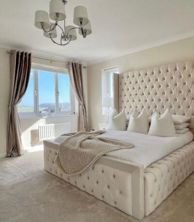 Bespoke Victor Luxe 70 Inch High Headboard Bed