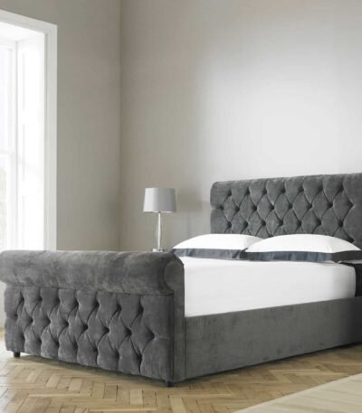 Dusty Sleigh Bed