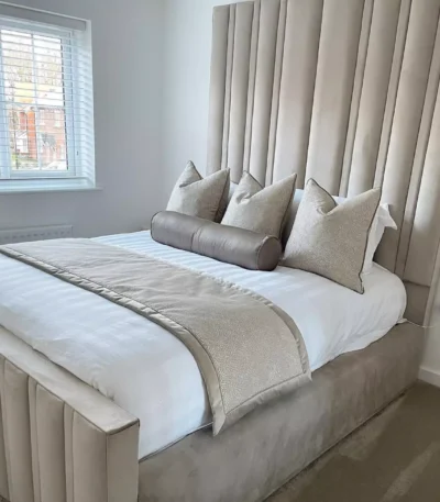 Dolce Bed With Mattress - Ottoman Gas Lift
